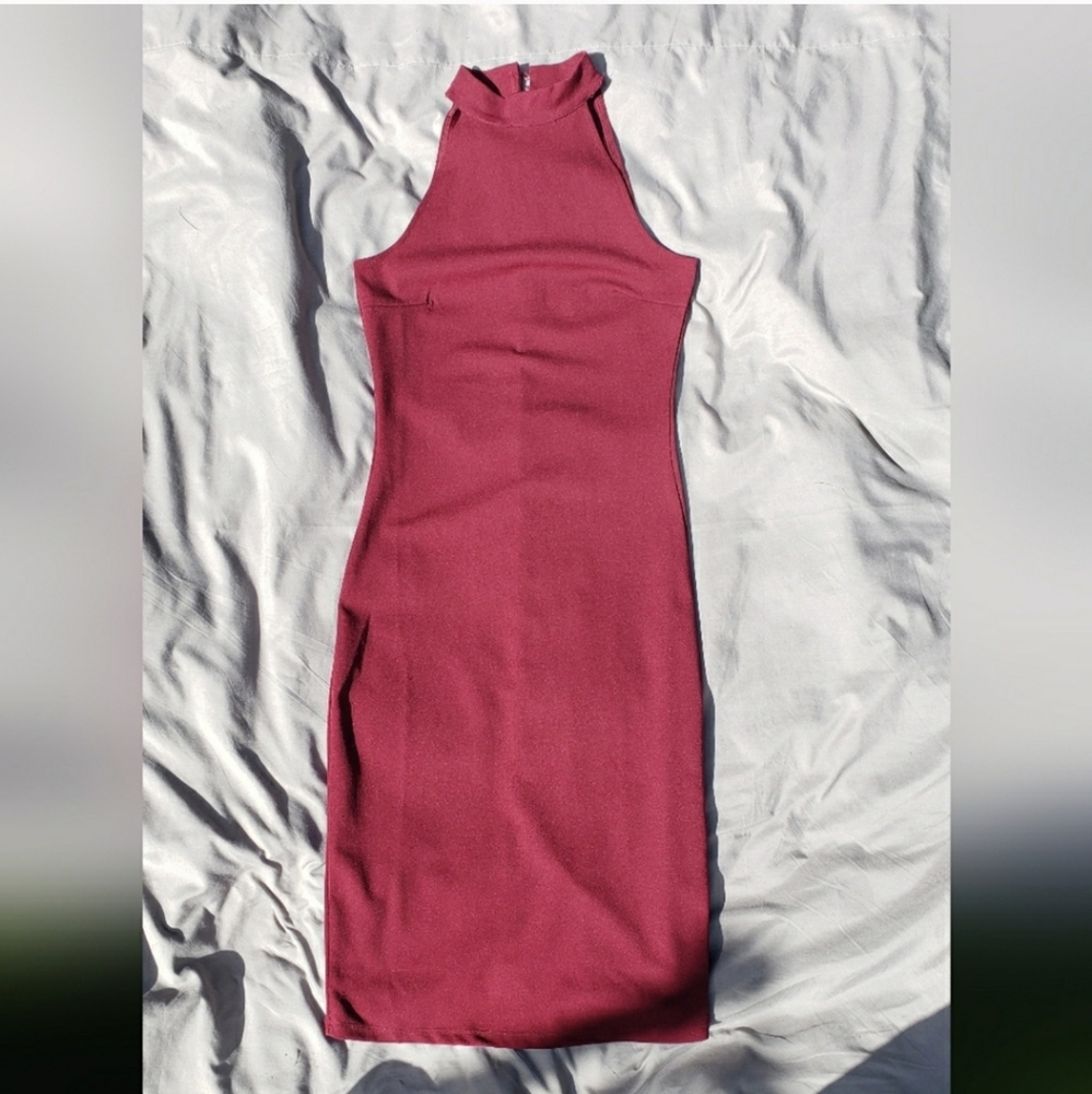 Burgundy Dress